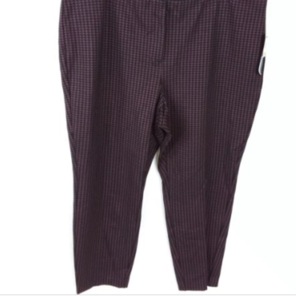 Alfani Houndstooth Knit Pants Skinny Leg  NWT -CC - Picture 2 of 5